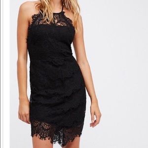 Free People Lace Mini Dress